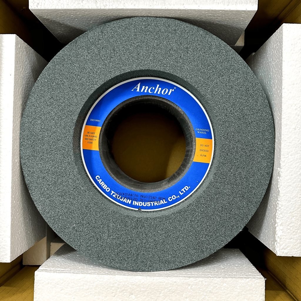 type 12 gc green silicon carbide centerless grinding wheel 305×150×120mm