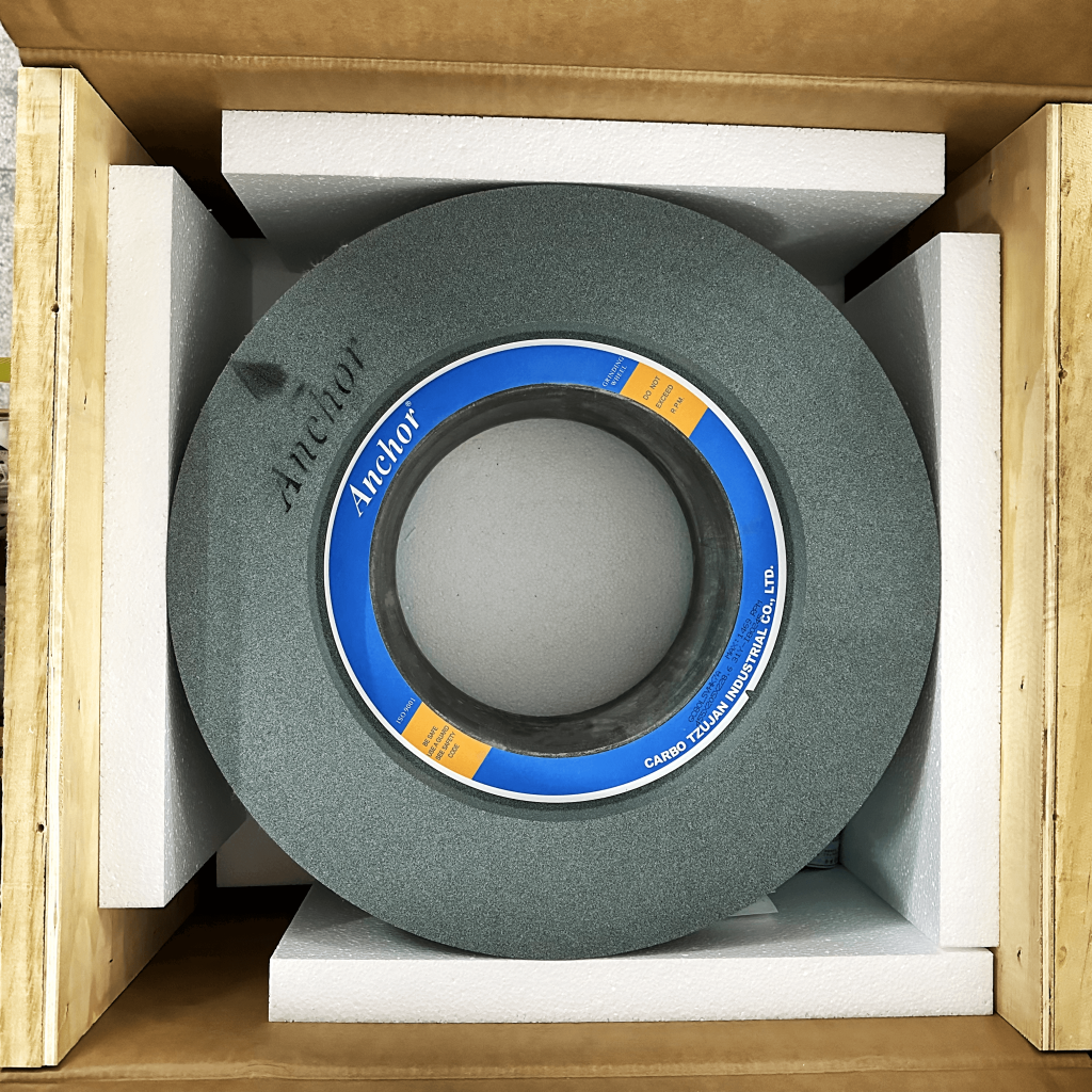 type 18 gc green silicon carbide centerless grinding wheel 455×205×228.6mm