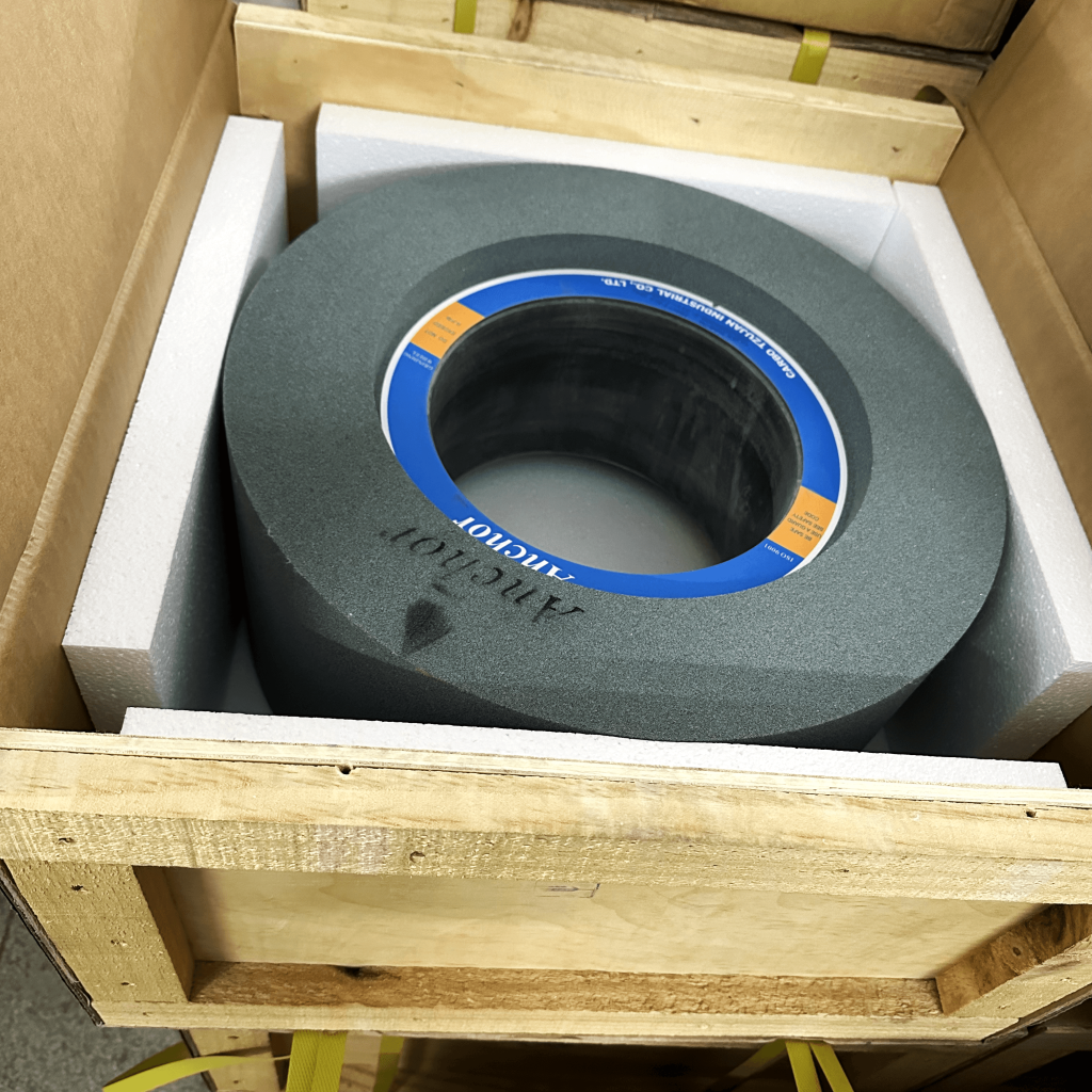 type 18 gc green silicon carbide centerless grinding wheel 455×205×228.6mm